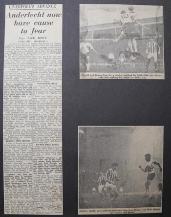Press report from Adrian Killen's scrapbook
