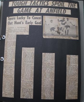 Press report from Adrian Killen's scrapbook