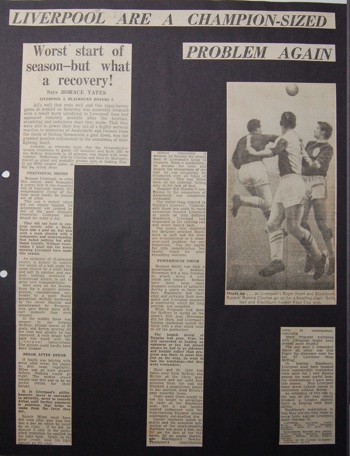 Press report from Adrian Killen's scrapbook