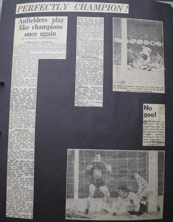Press report from Adrian Killen's scrapbook