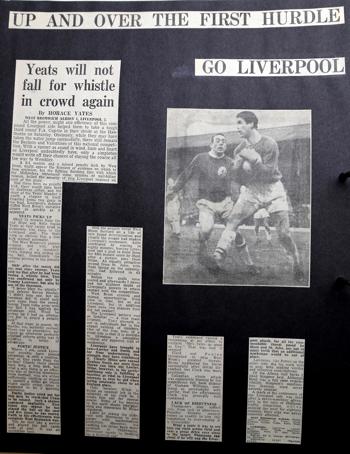 Press report from Adrian Killen's scrapbook