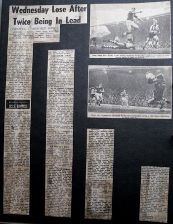 Press report from Adrian Killen's scrapbook