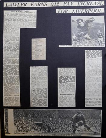 Press report from Adrian Killen's scrapbook