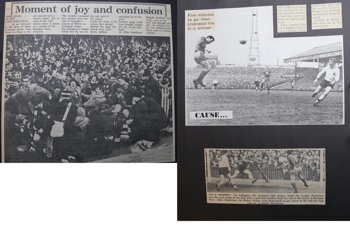 Moment of joy and confusion