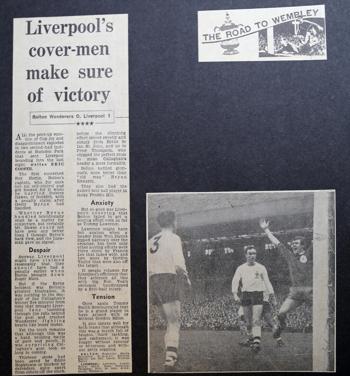 Press report from Adrian Killen's scrapbook