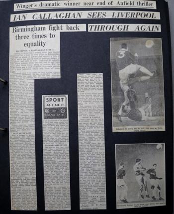 Press report from Adrian Killen's scrapbook