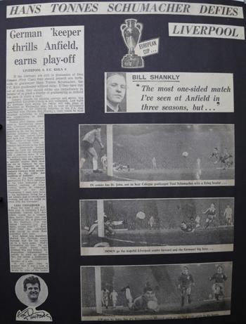 Press report from Adrian Killen's scrapbook