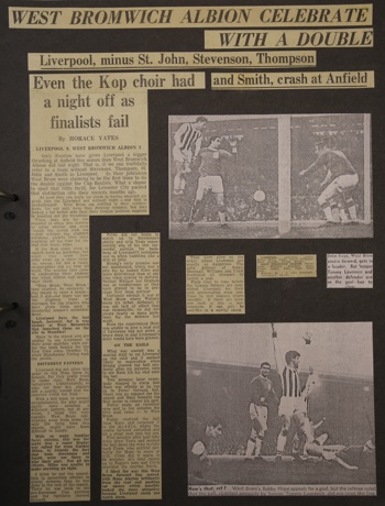 Press report from Adrian Killen's scrapbook