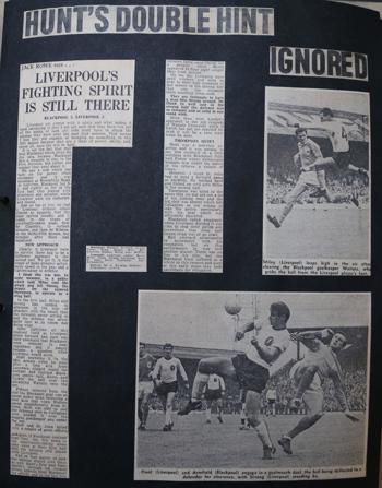 Press report from Adrian Killen's scrapbook