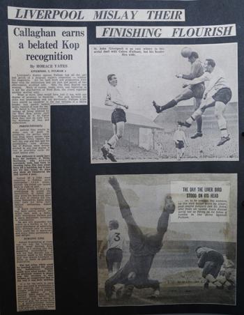 Press report from Adrian Killen's scrapbook