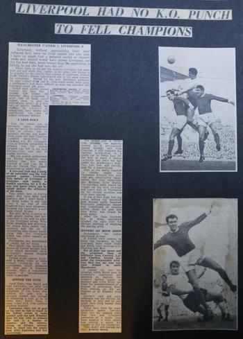 Press report from Adrian Killen's scrapbook