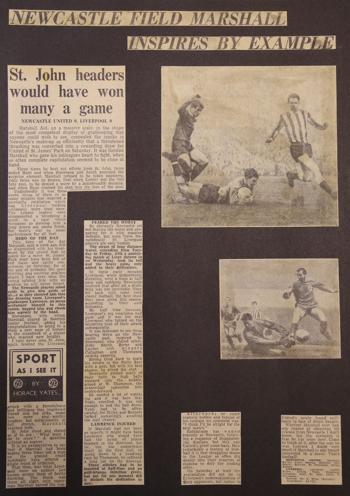 Press report from Adrian Killen's scrapbook