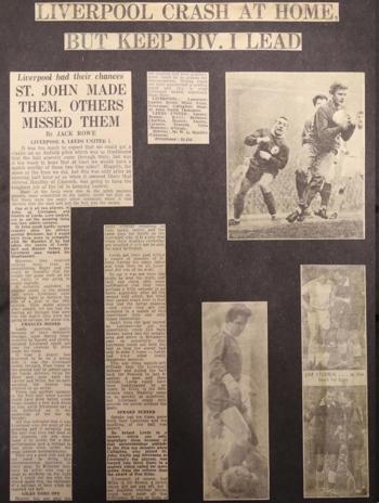 Press report from Adrian Killen's scrapbook