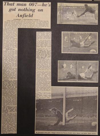 Press report from Adrian Killen's scrapbook