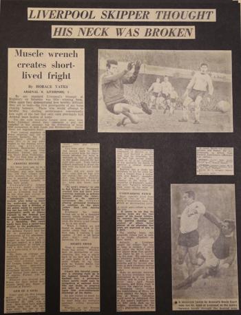 Press report from Adrian Killen's scrapbook