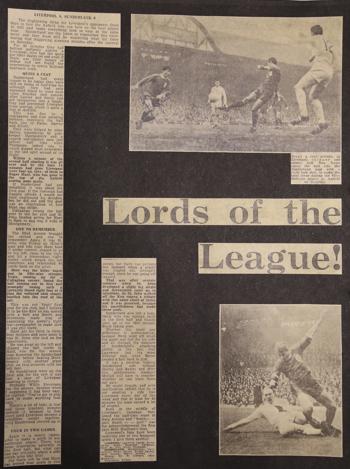 Press report from Adrian Killen's scrapbook