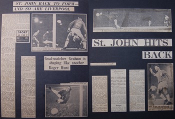 Press report from Adrian Killen's scrapbook