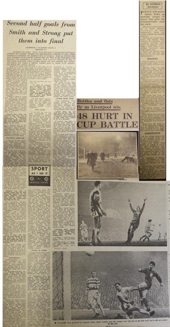 Press report from Adrian Killen's scrapbook