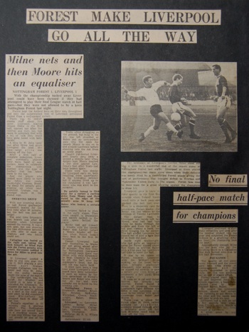Press report from Adrian Killen's scrapbook