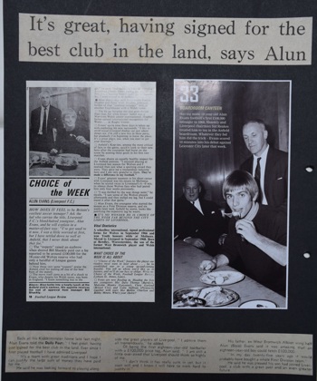 Evans signs for the best club in the land