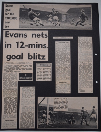 Evans nets in 12 minute blitz