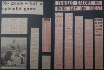 Press reports from Adrian Killen's scrapbook