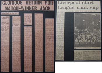 Glorious return for match-winner Jack! - 12 February 1972