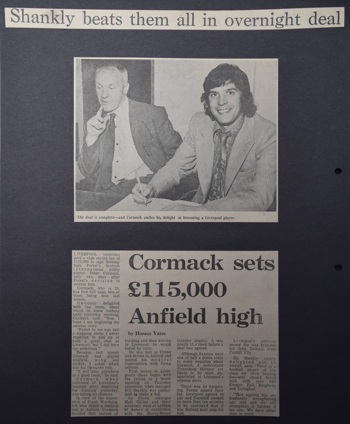 Cormack sets £115,000 Anfield high! - 14 July 1972