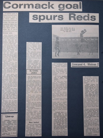 Cormack goal spurs Reds
