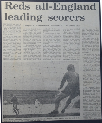 Press report from Adrian Killen's scrapbook