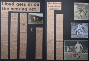 Lloyd gets in on the scoring act! - 30 September 1972