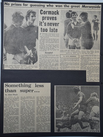 Cormack proves it's never too late! - 7 October 1972