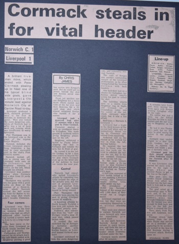Cormack steals in for vital header - 28 October 1972
