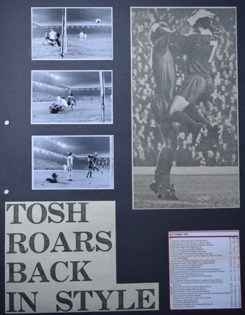 Toshack roars back in style!