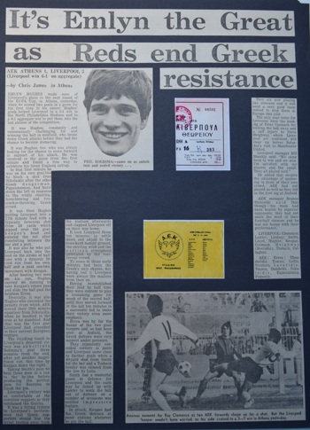 It's Emlyn the great as Reds end Greek resistance - 7 November 1972