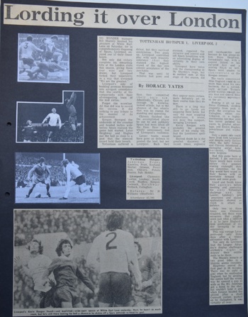 Press report from Adrian Killlen's scrapbook