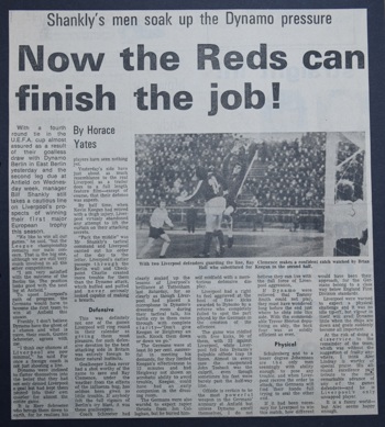 Press report from Adrian Killlen's scrapbook