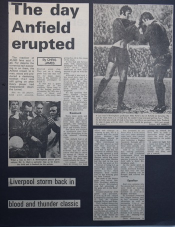 The day Anfield erupted