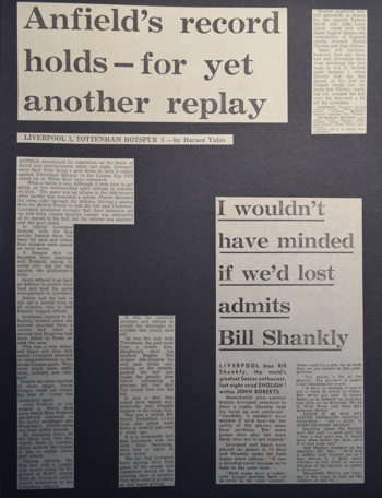 Press report from Adrian Killen's scrapbook