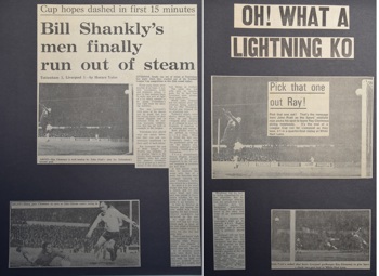 Press report from Adrian Killen's scrapbook