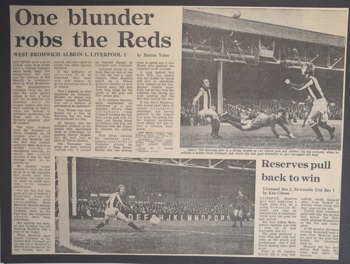 Press report from Adrian Killen's scrapbook