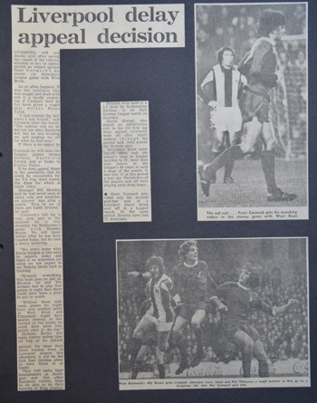 Cormack sent off - 9 December 1972