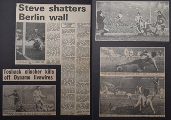 Steve shatters Berlin wall - 10 December 1972