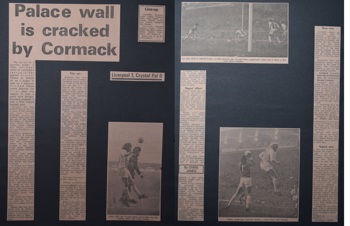 Palace wall is cracked by Cormack! - 30 December 1972 