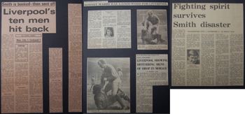 Smith is booked, then sent off - 17 February 1973