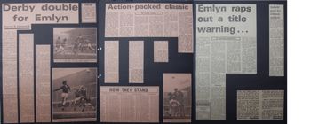 Emlyn's derby double on 3 March 1973