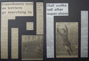 Press reports from Adrian Killen's scrapbook