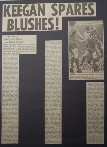 Press reports from Adrian Killen's scrapbook