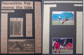 Press reports from Adrian Killen's scrapbook