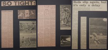 Press reports from Adrian Killen's scrapbook